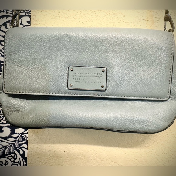 Marc Jacobs crossbody bag blue with card slots - Picture 2 of 8